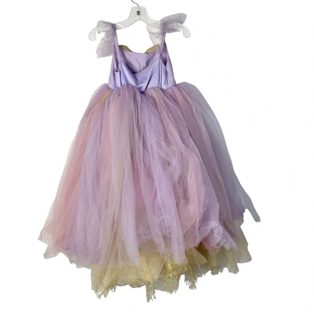 Pottery Barn Kids Lavender Butterfly Fairy Wand Halloween Costume 7-8